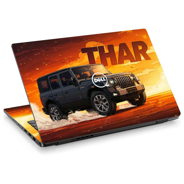 3D Embossed Laptop Skin - Thar Jeep Off-Road