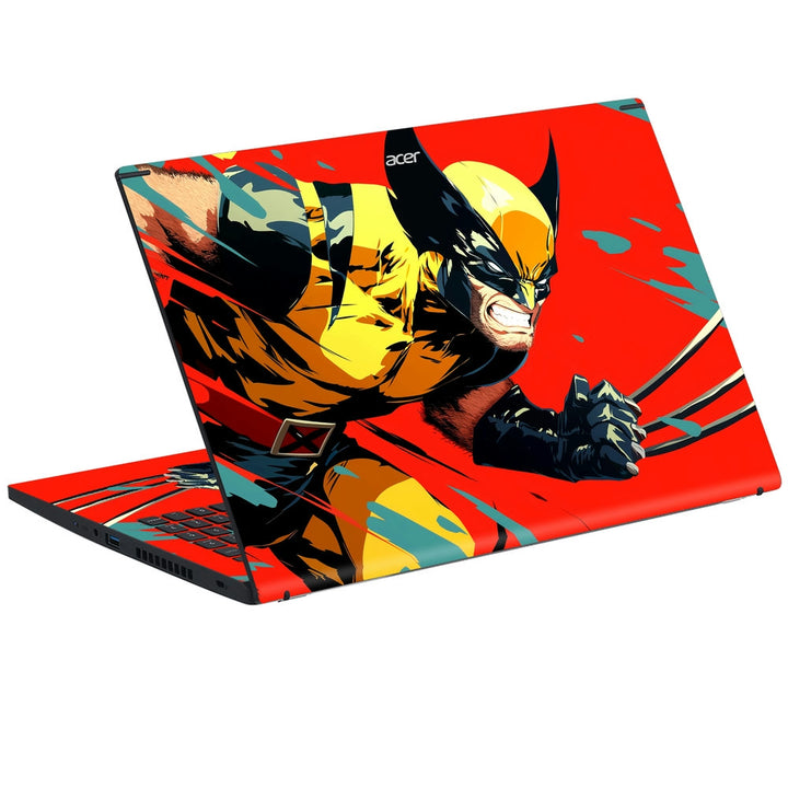 Acer Laptop Skin - Wolverine Action Splash