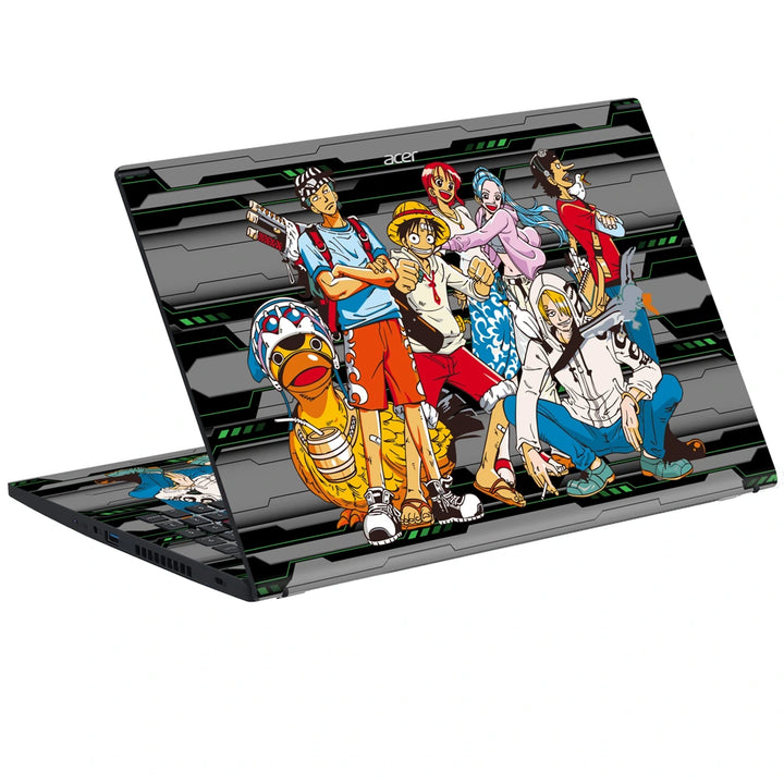 3M Material Textured Embossed Laptop Skin - One Piece Straw Hat Crew Poster