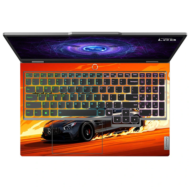 3M Material Textured Embossed Laptop Skin - Mercedes AMG GT Black Series Car