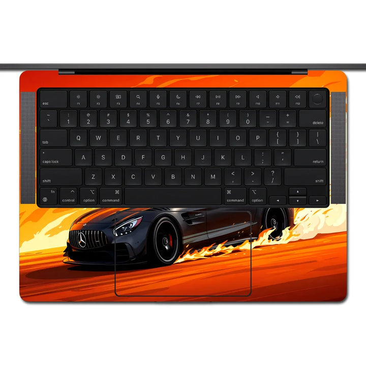 MacBook Laptop Skin - Mercedes AMG GT Black Series Car