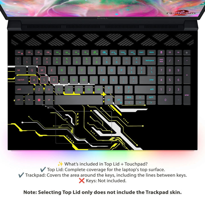 Dell Laptop Skin - Electric Surge