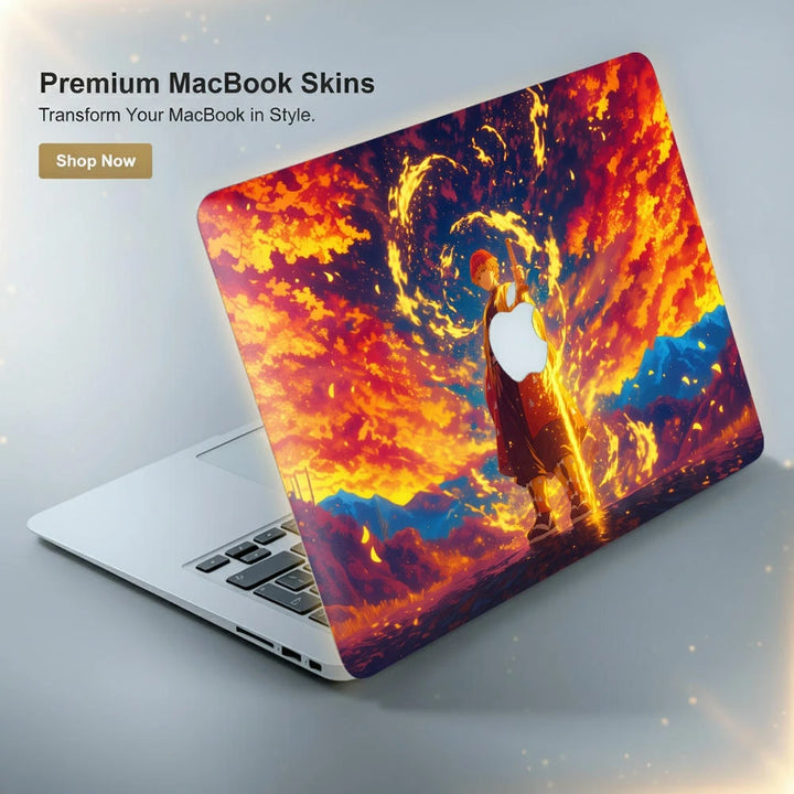 MacBook Laptop Skin - Zenitsu in Sunset