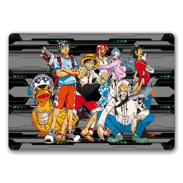 MacBook Laptop Skin - One Piece Straw Hat Crew Poster