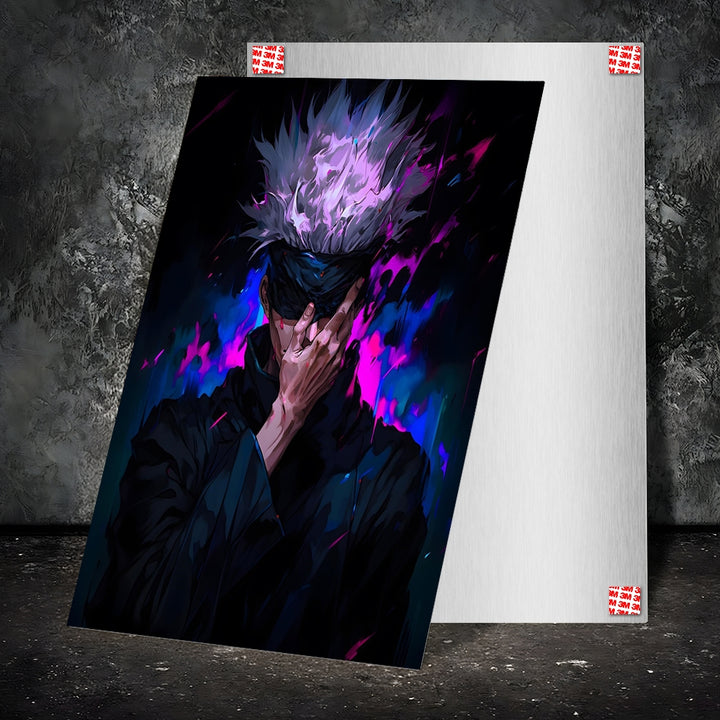 High-Quality Metal Posters - Anime Satoru Gojo SG10 | Vibrant Colors ...