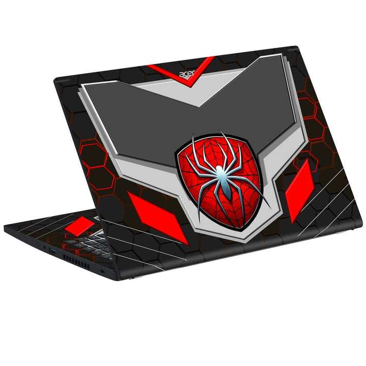 Acer Laptop Skin - Spiderman Web Emblem