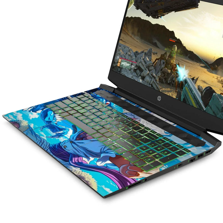 3D Embossed Laptop Skin - Luffy Dragon Art