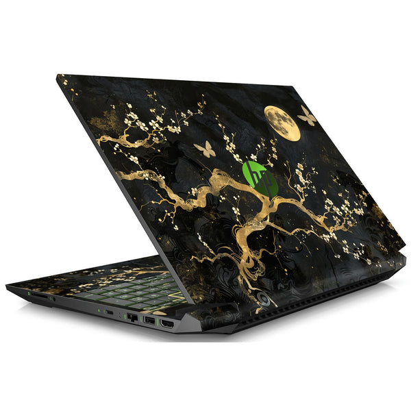 HP Laptop Skin - Moonlit Golden Branch