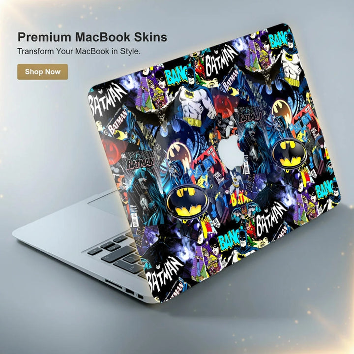 Batman Gotham Collage Laptop Skin for MacBook | Buy Online Now ...