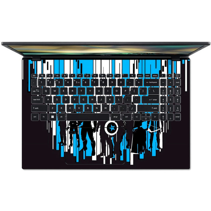 Acer Laptop Skin - Avengers Black