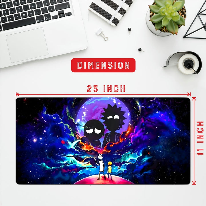Anti-Slip Desk Mat Gaming Mouse Pad - Cosmic Gaming Colorful Space