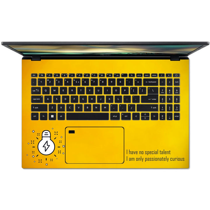 Acer Laptop Skin - Passionately Curious