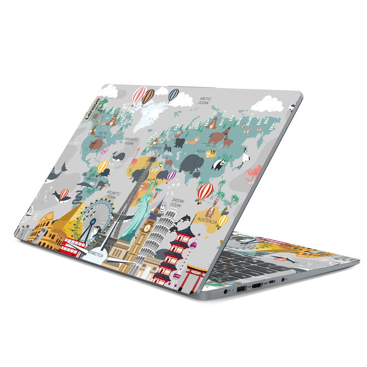 Lenovo Laptop Skin - Travel Around the World