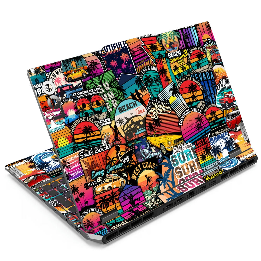 Shop Beach Time Sticker Bomb Laptop Skin for Lenovo LOQ | Buy Online ...