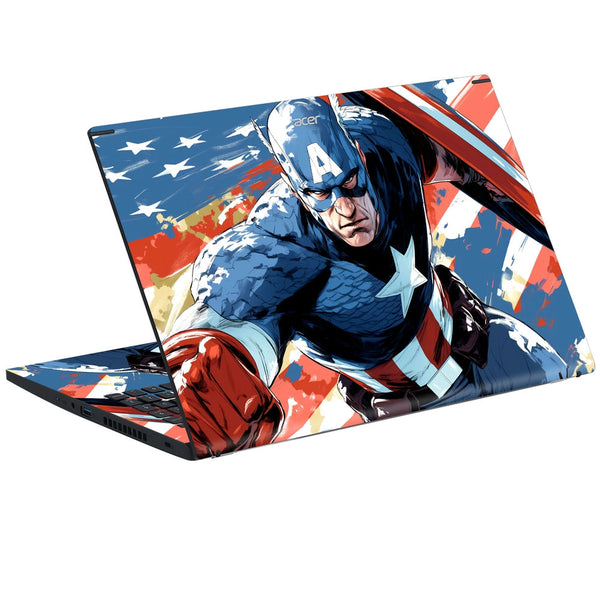 Acer Laptop Skin - Captain America Heroic