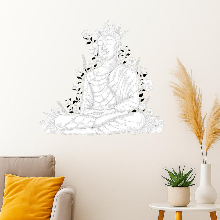 Wall Decal - Zen Buddha Lotus