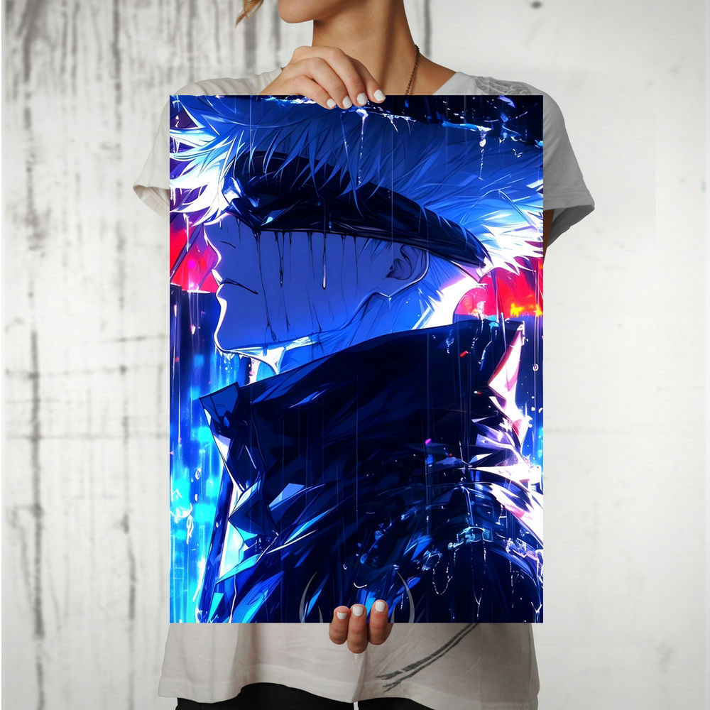 High-Quality Metal Posters - Anime Satoru Gojo SG04 | Vibrant