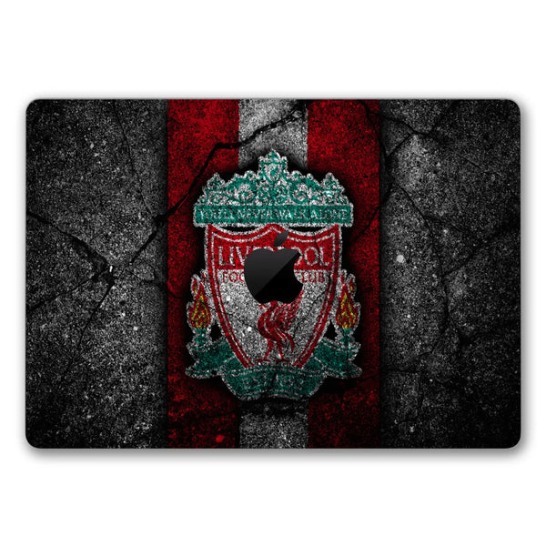 MacBook Laptop Skin - Liverpool FC Red Crest and Motto