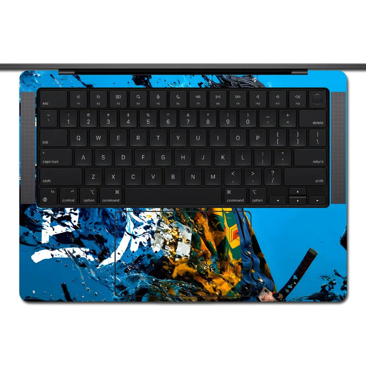 MacBook Laptop Skin - Demon Slayer Ink Splash Dissolve