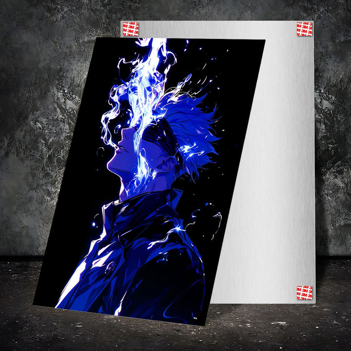 High-Quality Metal Posters - Anime Satoru Gojo SG01 | Vibrant Colors ...
