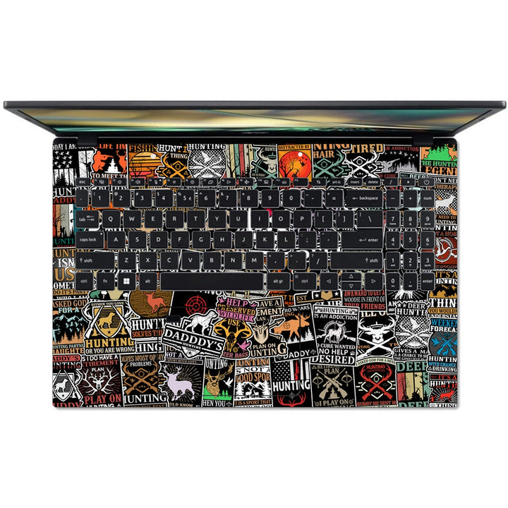 Acer Laptop Skin - Hunting Sticker Bomb DS1