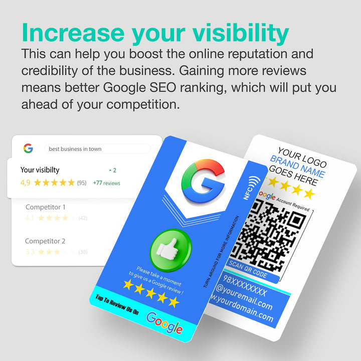 Google Review Card Blue Shield