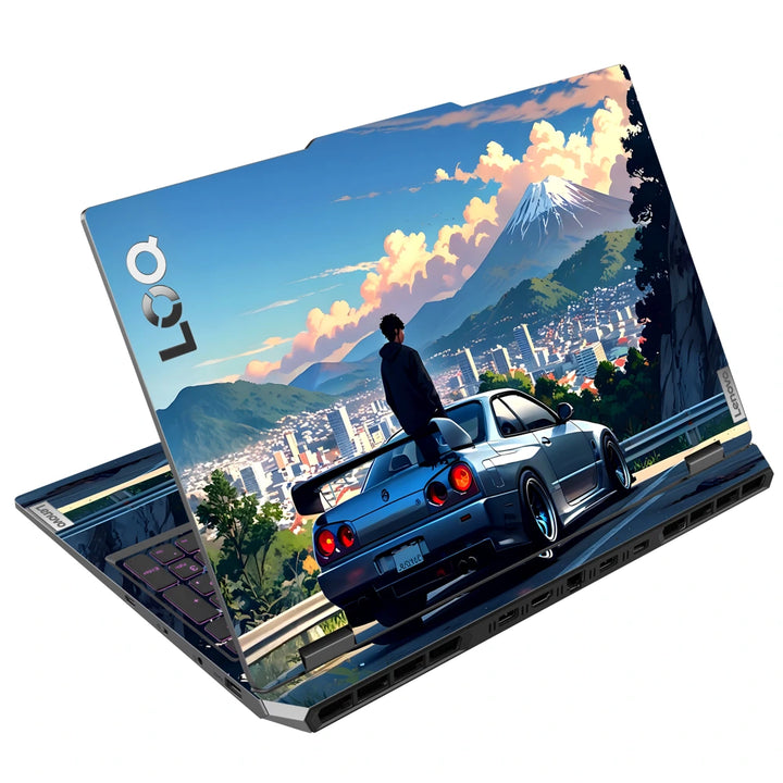 3M Material Textured Embossed Laptop Skin - Nissan R34 Skyline Mt Fuji