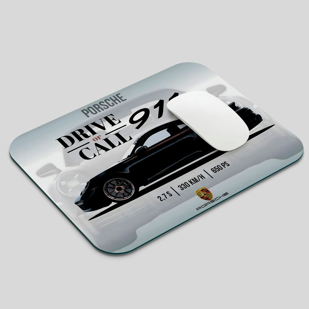Stylish Porsche 911 Black Specs DesignAbstract Fluid Art Mouse Pad ...