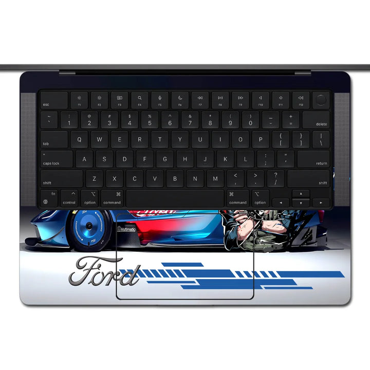 MacBook Laptop Skin - Ford GT Kakashi Anime Racing