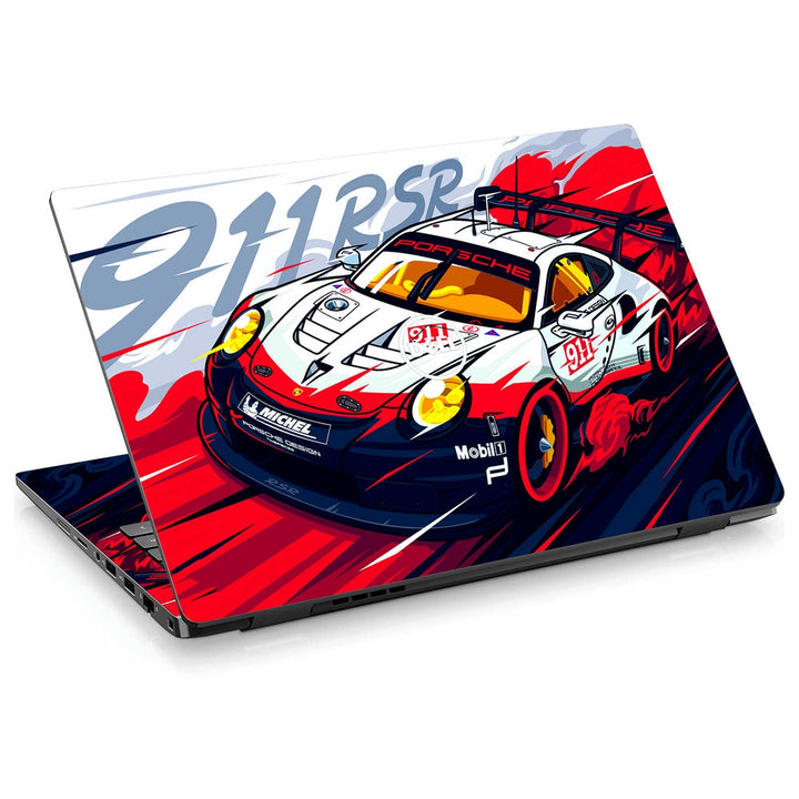 Dell Laptop Skin - Porsche 911 RSR Racing
