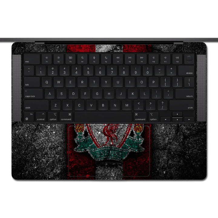MacBook Laptop Skin - Liverpool FC Red Crest and Motto