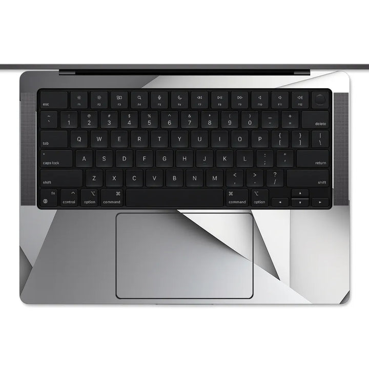 MacBook Laptop Skin - Modern Geometric Gray Art