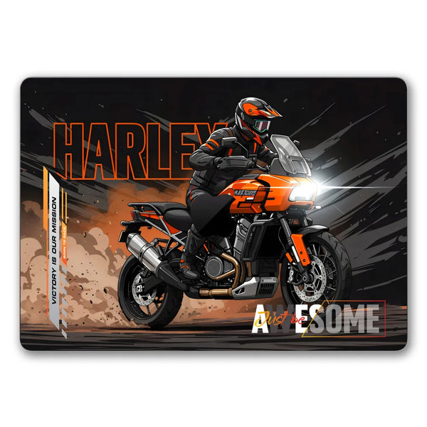 MacBook Laptop Skin - Harley Davidson American Flag Eagle