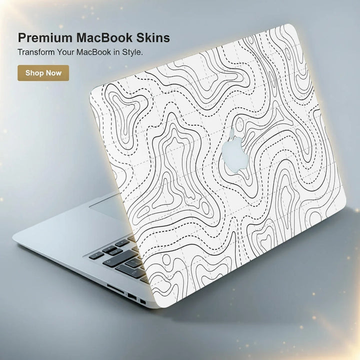 MacBook Laptop Skin - Topography Pattern TP12