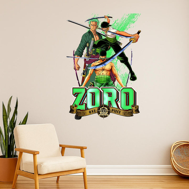 Wall Decal - Zoro Swordsman