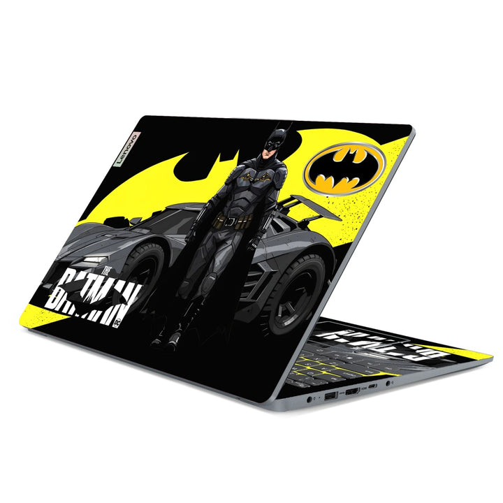 3M Material Textured Embossed Laptop Skin - The Batman Suit and Batmobile