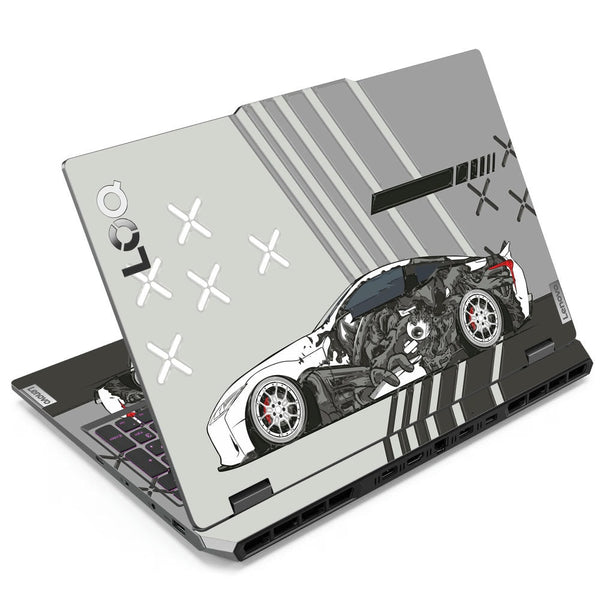 3D Embossed Laptop Skin - Street Racer