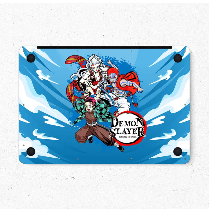 MacBook Laptop Skin - Demon Slayer Trio in Sky