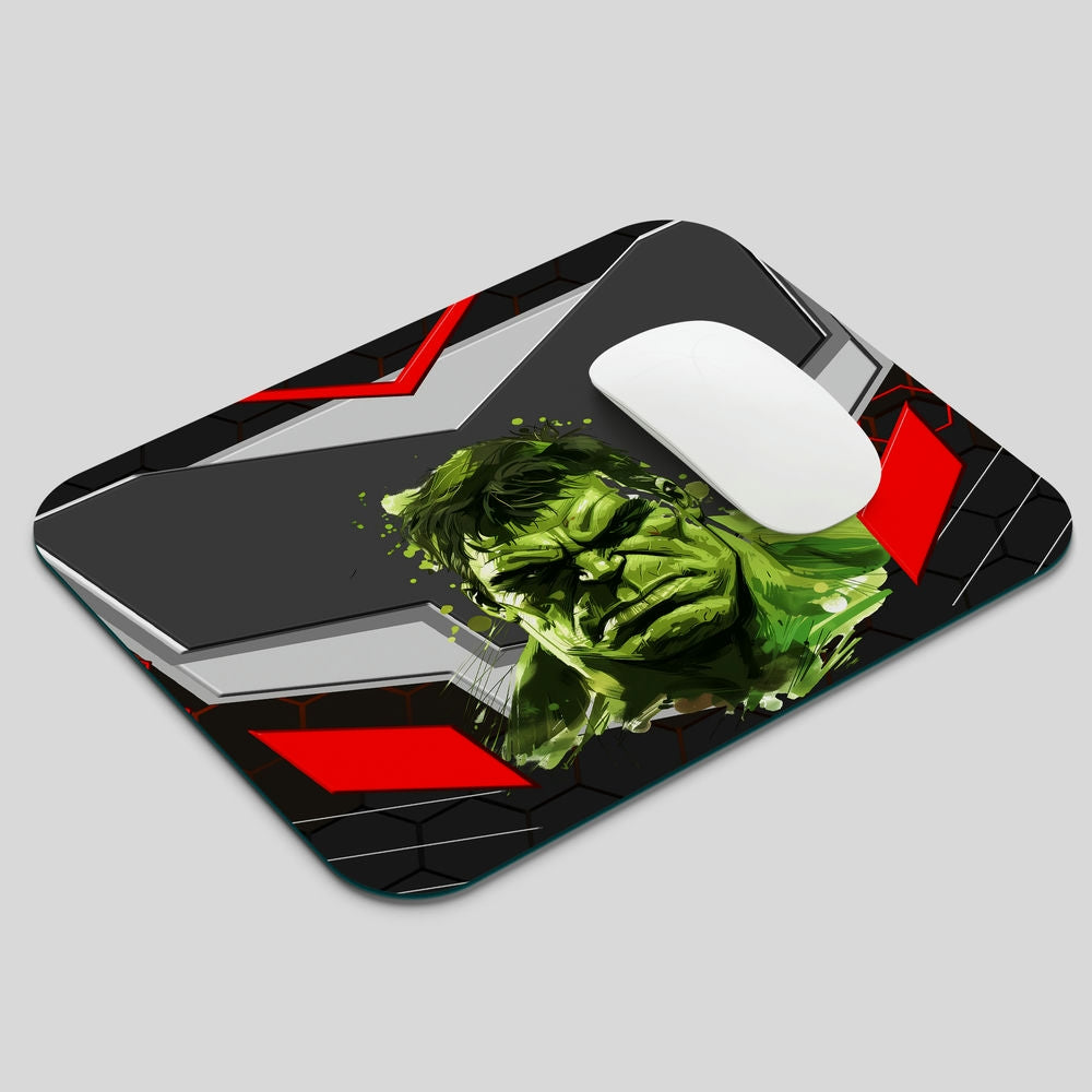 Stylish Hulk Green Smash ArmorAbstract Fluid Art Mouse Pad - Premium ...