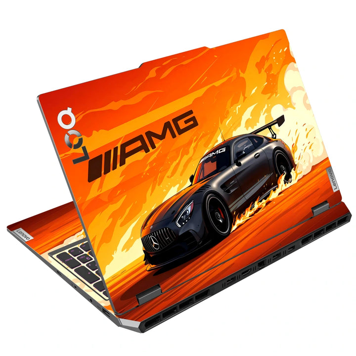 3M Material Textured Embossed Laptop Skin - Mercedes AMG GT Black Series Car