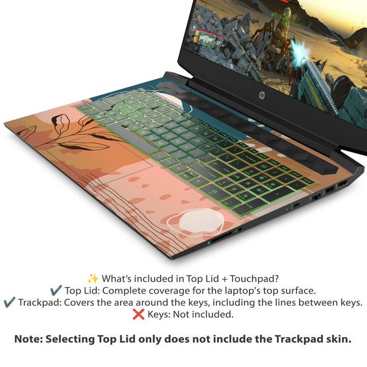 HP Laptop Skin - Terracotta Background