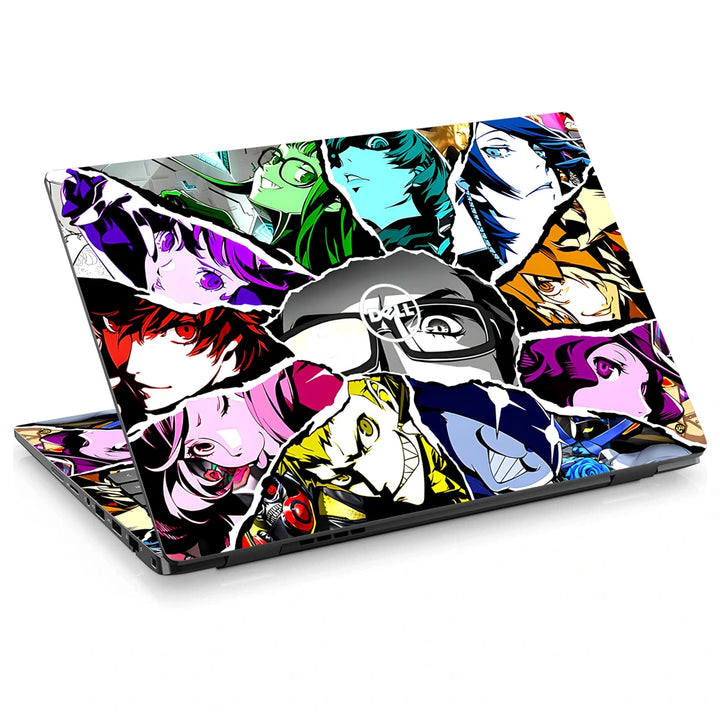 3M Material Textured Embossed Laptop Skin - Persona 5 Phantom Thieves Collage
