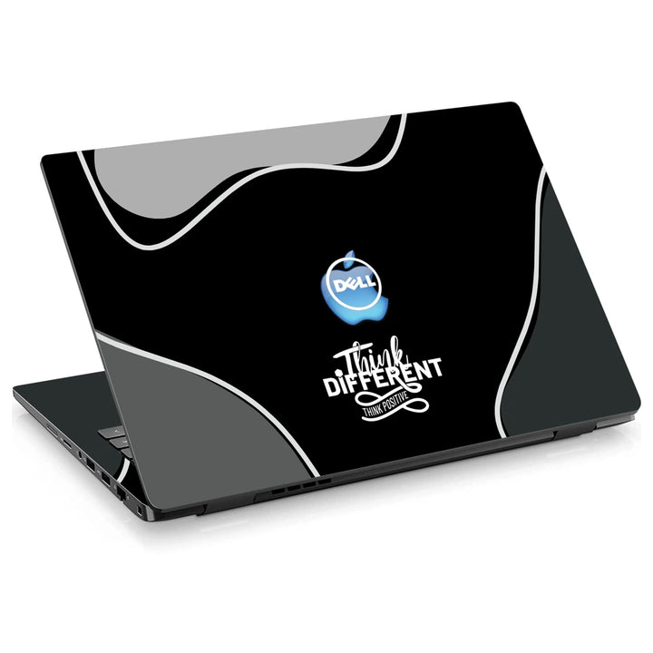 3M Material Textured Embossed Laptop Skin - Apple Blue Logo Think Different