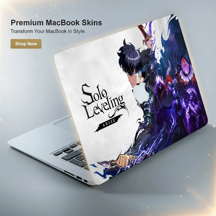MacBook Laptop Skin - Solo Leveling Arise Sung Jinwoo Shadow Monarch