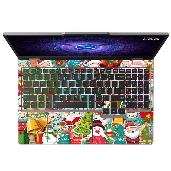 Shop Christmas Santa Sticker Bomb Laptop Skin for Lenovo LOQ | Buy ...