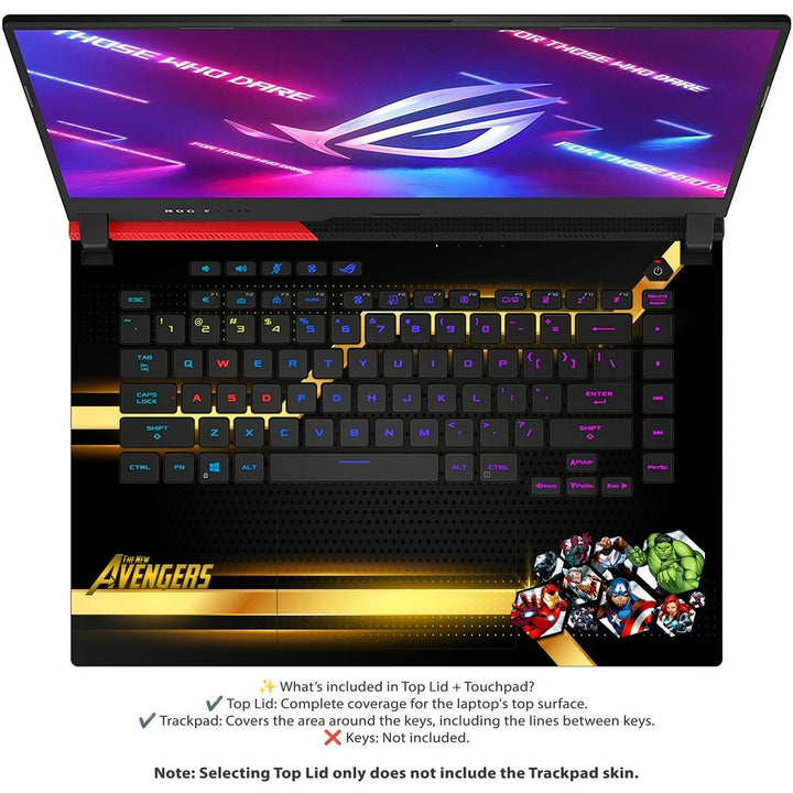 Asus Laptop Skin - Avengers Heroic Team A2