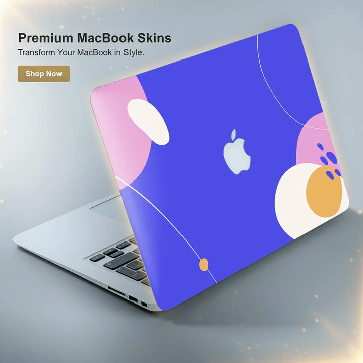 Purple Floral Pattern Laptop Skin for MacBook | Buy Online Now ...