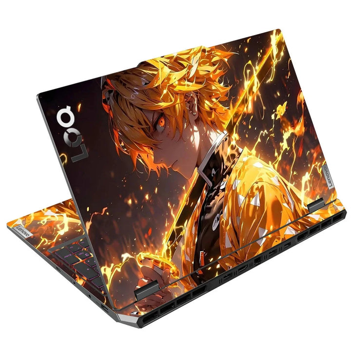 3D Embossed Laptop Skin - Zenitsu Agatsuma