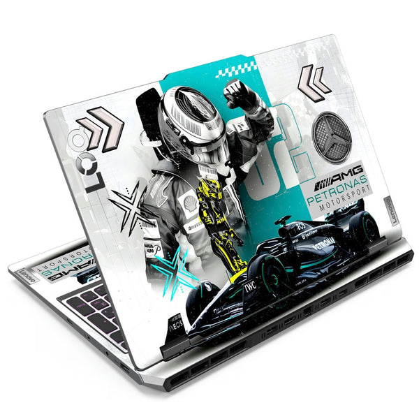 3D Embossed Laptop Skin - F1 AMG Race Car