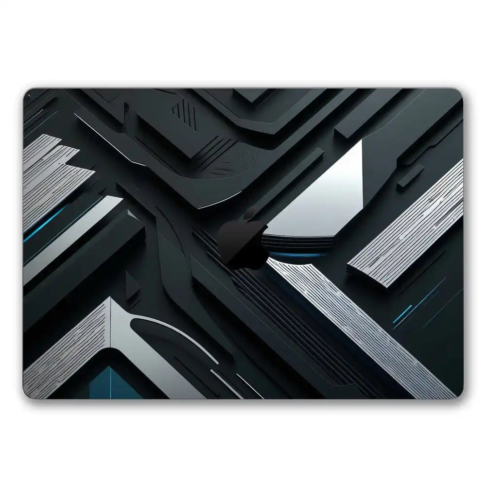Monochrome Industrial Grid Laptop Skin for MacBook | Buy Online Now ...